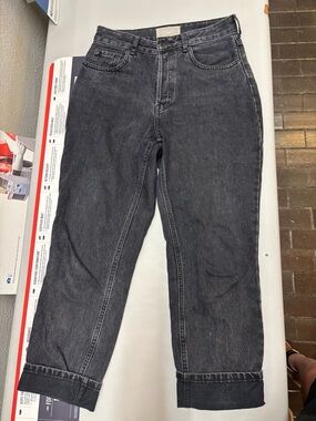Everlane Black Relaxed Straight Jeans